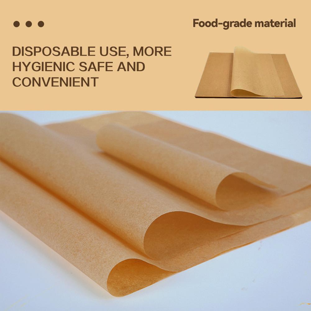 Baking Paper Airs Fryer Parchment Paper Squared Heat Resistant Non-Stick Hot Airs Fryer Baking Paper For Oven Microwave