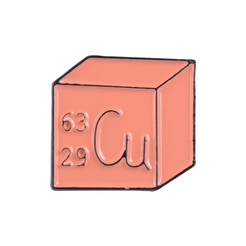 Creative Personalized Metal Cartoon Brooches Unique Geometric Pins For Stylish Accessories