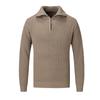 Semi-Turtleneck Zipper Sweater Men'S Autumn And Winter Korean Version Loose High-End Solid Color Knitted Sweater Jacket Top