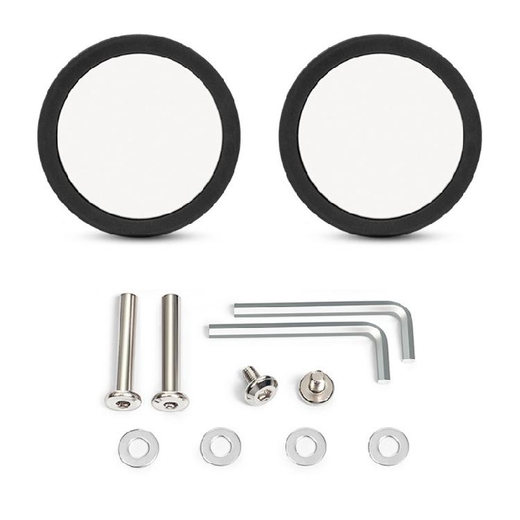 2PCS Plastic Suitcase Replacement Rollers Quiet Wheels Easy Install Assembly Practical Travel Luggage Casters