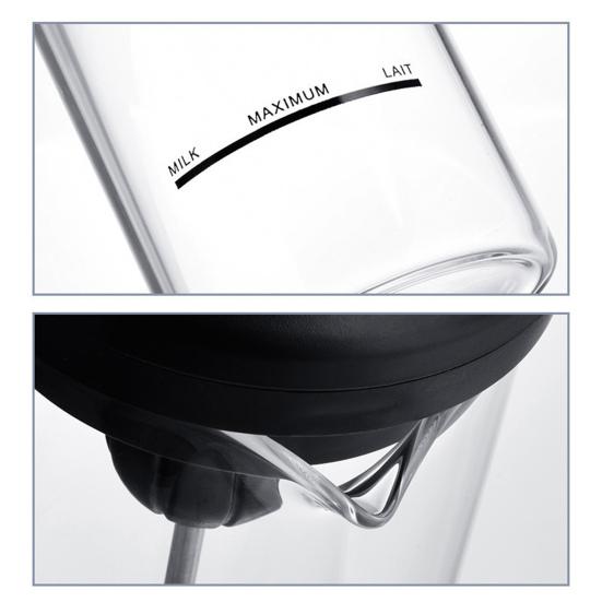 Elektrický šlehač Bezdrátový napěňovač mléka Automatický mixér s nádobou Rychlé míchání Přenosný