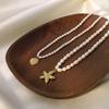 The Same Natural Freshwater Pearl Necklace Does Not Fade Gold Collarbone Chain Women'S Fashion Necklace Jewelry