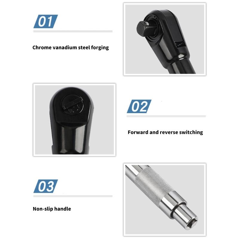 Ratchet Extended Wrench Electric Extension Car Wrench Alignment Angle Adjustment Disassembly For Automotive Repair