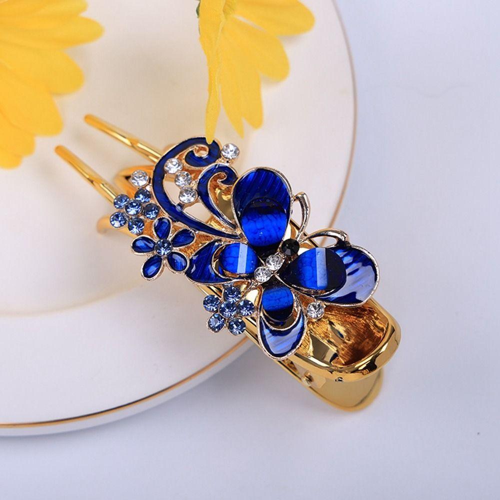 Werkzeuge Koreanischer Stil Haarnadel Schmetterling Haarspange Strass Schnabelspange Weibliche Haaraccessoires