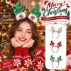 Creative Christmas Antler Headband Cute Sequined Antlers Headwear Elk Antler Headdress Prom Props