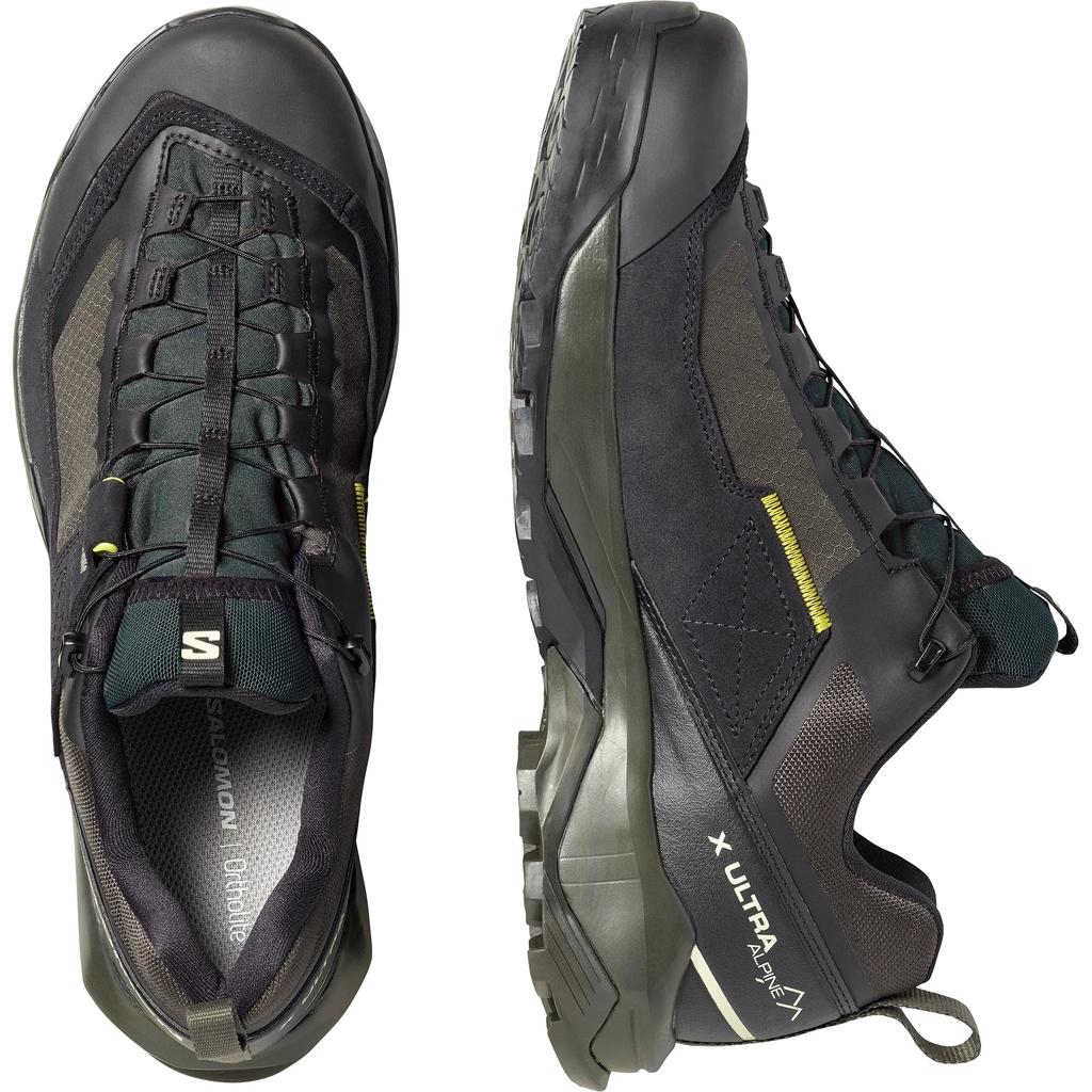 SALOMON X Ultra ALPINE Textile, Leather Cushioning Abrasion Resistant Waterproof And Breathable Coverage Low top 492142