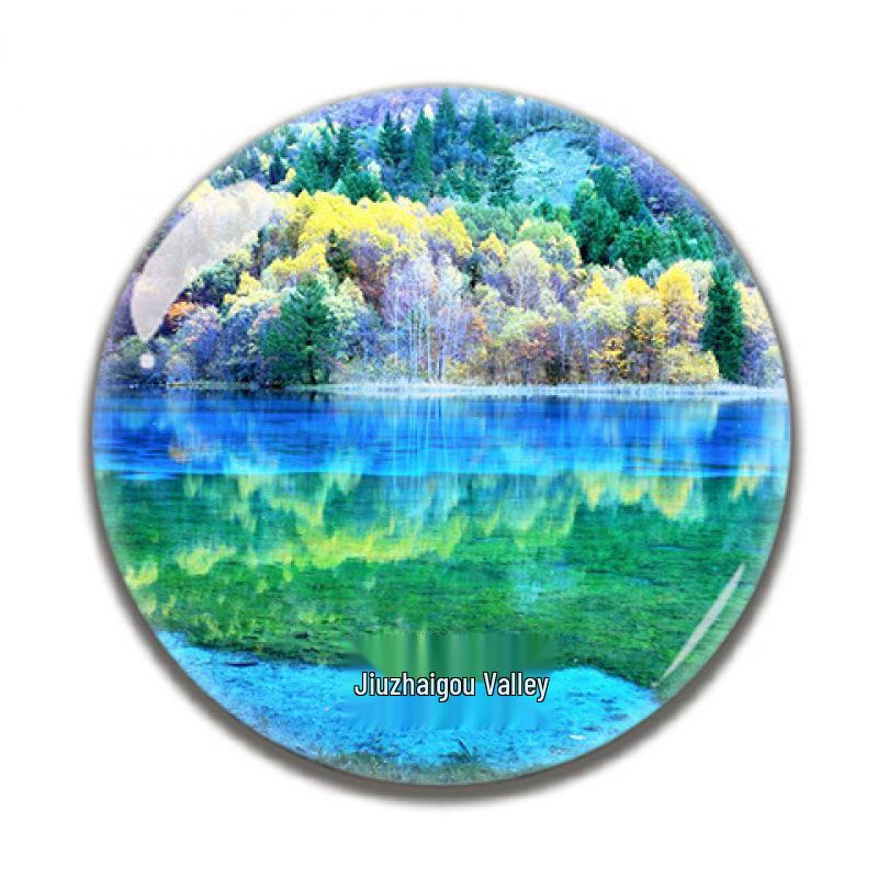 Sichuan Souvenirs: Chengdu, Dujiangyan, Jiuzhaigou, Qingcheng, Daocheng Yading Magnets
