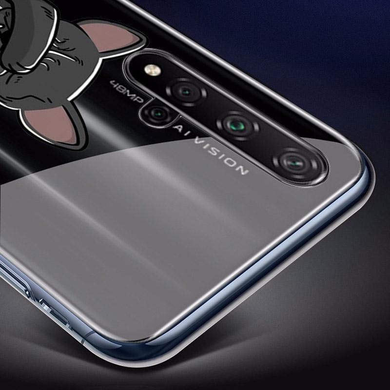 Cute Brindle Frenchie Puppy For Huawei Y9S Y6S Y8S Y9A Y7A Y8P Y7P Y5P Y6P Y7 Y6 Y5 Pro Prime 2020 2019 Soft Phone Case