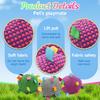 Interactive Ball Dog Toy Suitable for  Chewing Training, Stress Relief, Bite Sound Resistance, Plush tug-of-war Toy three color
