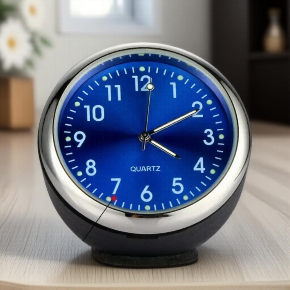 Universal 40mm Car Clock Electronic Quartz Watch Dashboard Decoration Air Vent Accessories for Vehicles