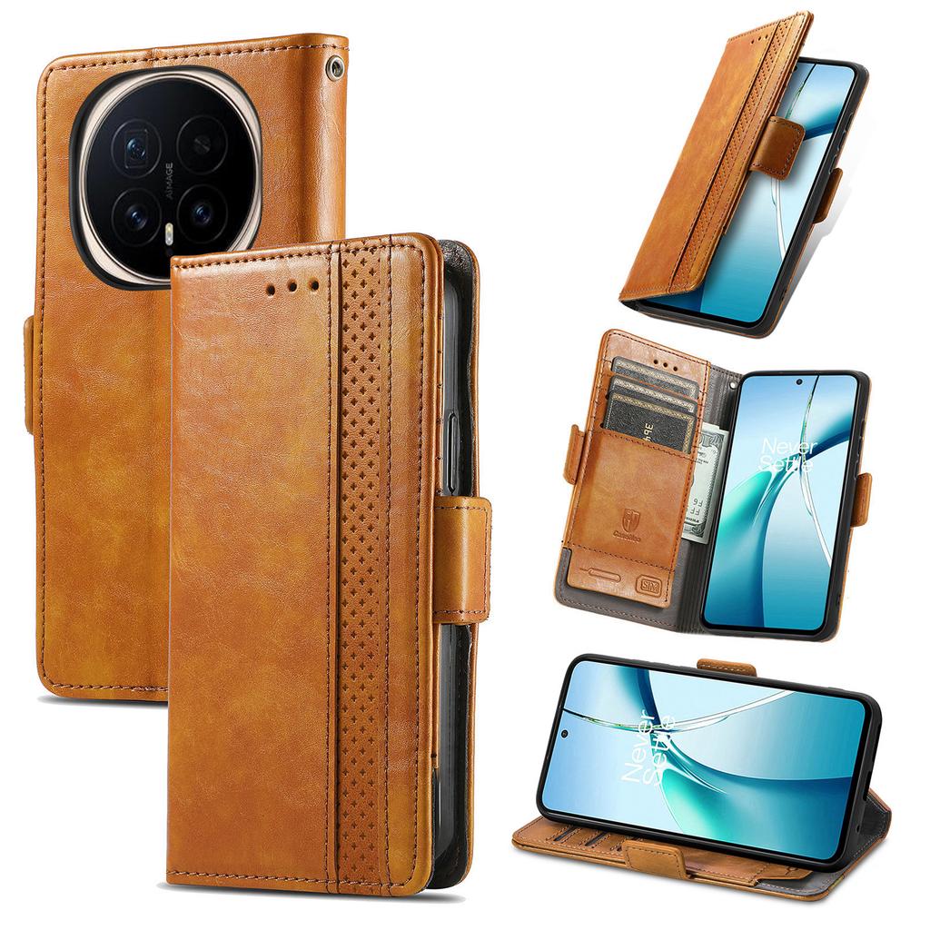 CASENEO For Honor Magic8 Pro 5G Phone Cases PU Leather Cover Stand with RFID Blocking Wallet