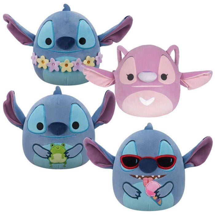 Peluche - Squishmallow - 1 Aléatoire Stitch & Angel 20cm