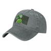 Green Birch Leaves with Drops of Water After Rain Closeup Baseball Cap Cute Dad Hat Visor Unisex Luxury Brand Womens