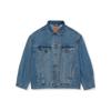 Levis FW22 Solid Color Button Down Collar Long Sleeve Denim Jacket Women Jackets Blue A3472-0003