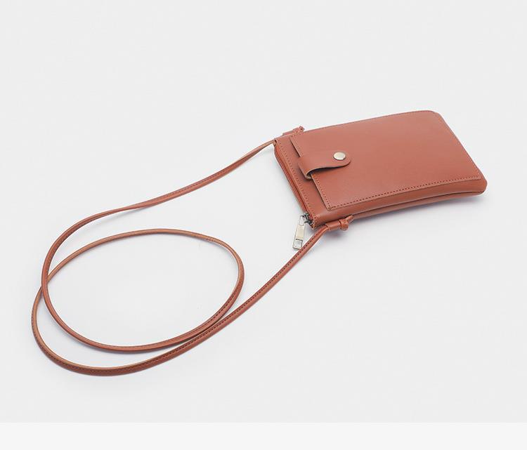 2024 Korean Style Women's Cross-Body Phone Card Holder - Elegant Coin Purse Mini Bag