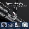 High Power Spotlight Long Range LED Flashlight Long Shot Torch Rechargeable Outdoor Hand Lamp Camping Lantern