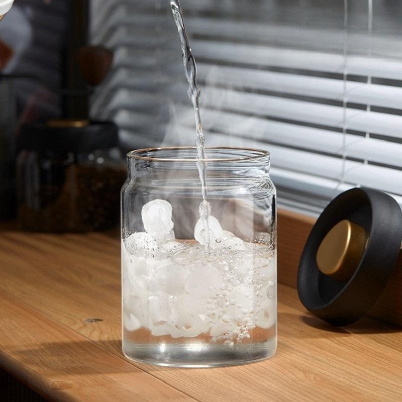 New Bean Coffee Storage Container Vacuum Seal Container Coffee Bean Storage Sealed Container  KFSN01