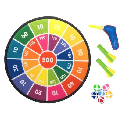 (APOSITV) Jeu de fléchettes avec cible et pistolet à air