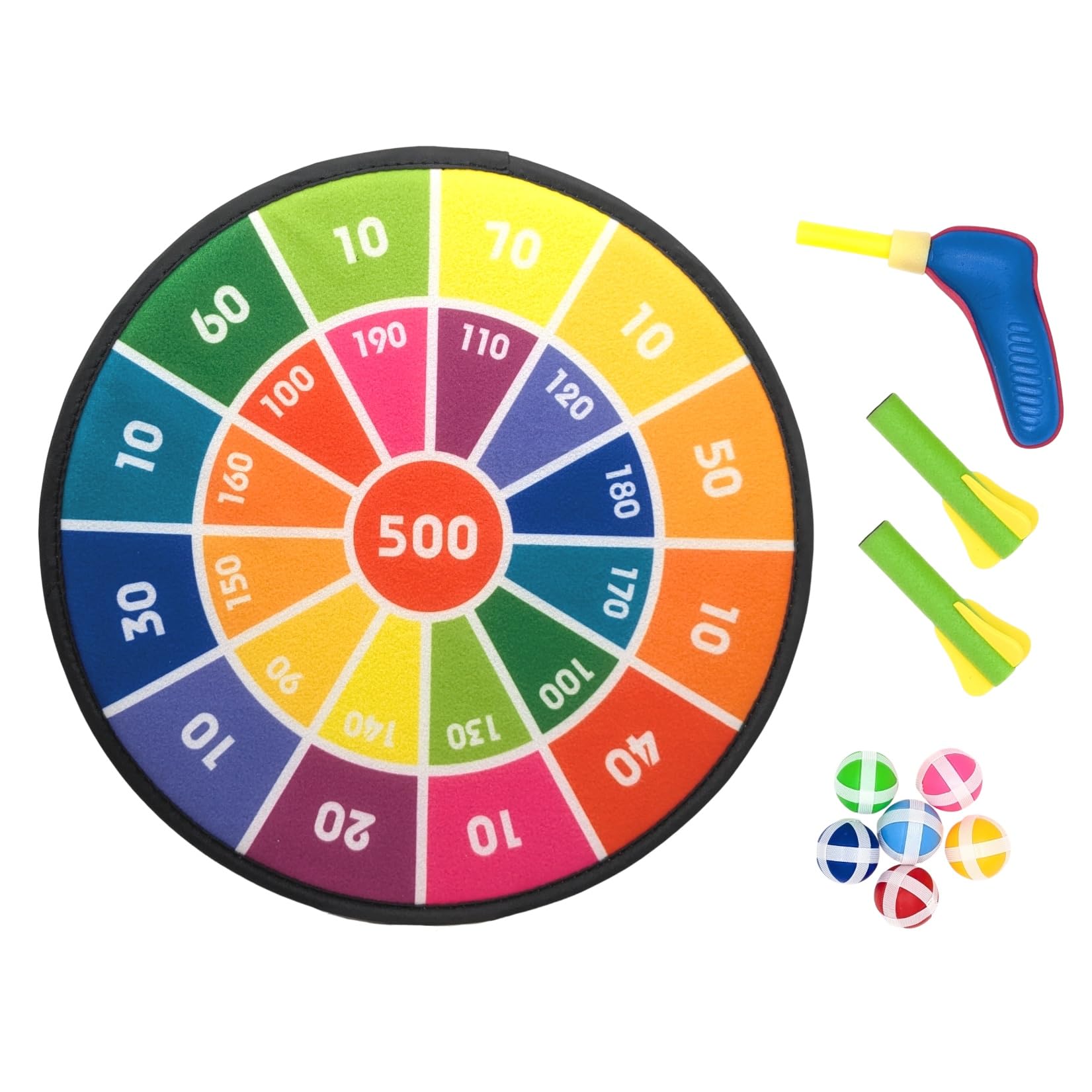 

Игрушка Дартс Мишень с Шариками и Пневматическим Пистолетом (АПОЗИТВ)