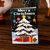 Weihnachtsgrußkarte Umschlag Weihnachtsgeschenkbox Karte Geschäftliche Feiertags-Dankes-Grußpostkarte Ins Wind Dankeskarte