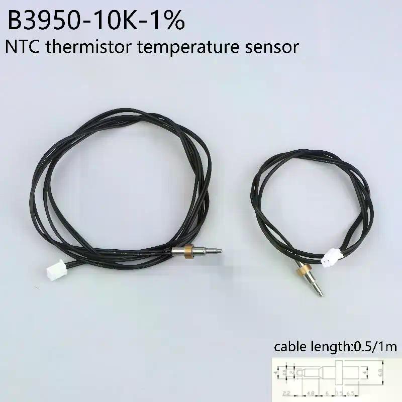 NTC 10K 3950 Thermistor Temperature Sensor Waterproof Thermistor Probe 50/100CM For Water Heater Coffee Machine Water Dispenser