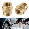 1pcs 1/4 inch High-Pressure Washer Quick Connect Coupler High-Pressure Washer Adapter Connection Accessory (1/4 Internal and External Thread)