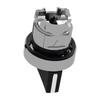 3-position Switch Actuator, Short Blade, Black