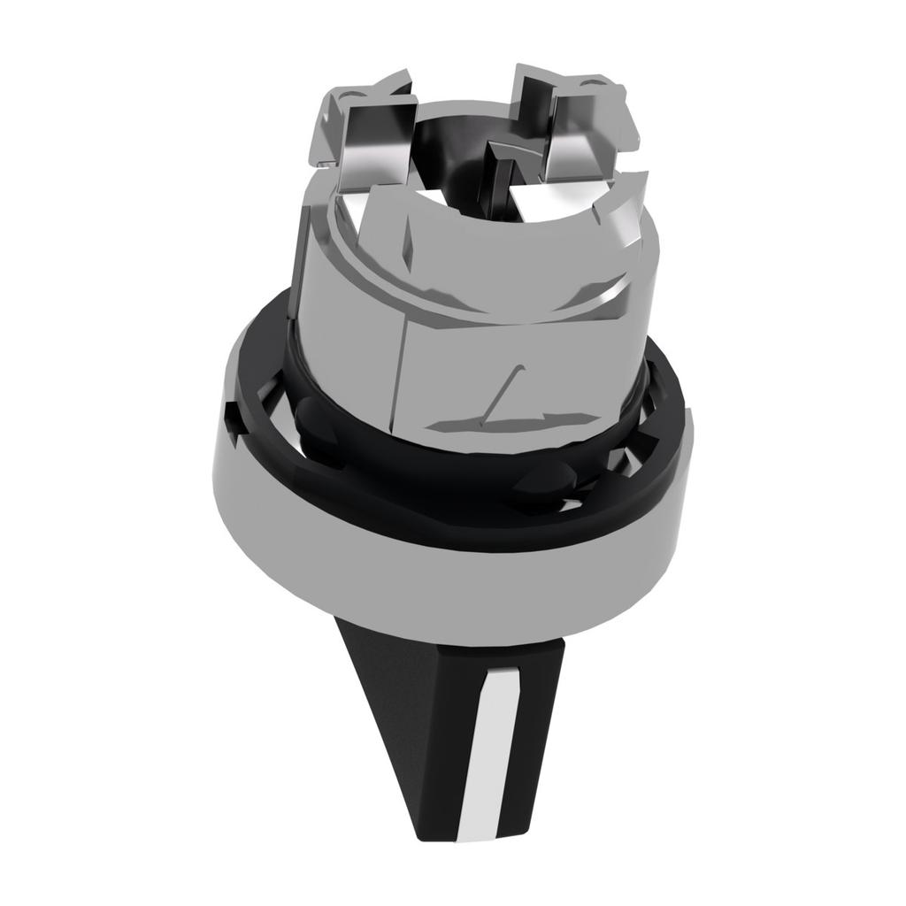 3-position Switch Actuator, Short Blade, Black