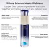 120ml Blue Copper Peptide DNA Sodium Small Molecule Revitalizing Energy Hydrating and Moisturizing Skin Toning Serum Essence