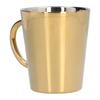300ml Water Cup with Handle 304 Stainless Steel Heat Insulation Coffee Mug for Office HomeGold