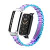 Ramka ochronna Watchband Metalowa obudowa Bransoletka Pasek ze stali nierdzewnej dla Xiaomi Band 7 Pro