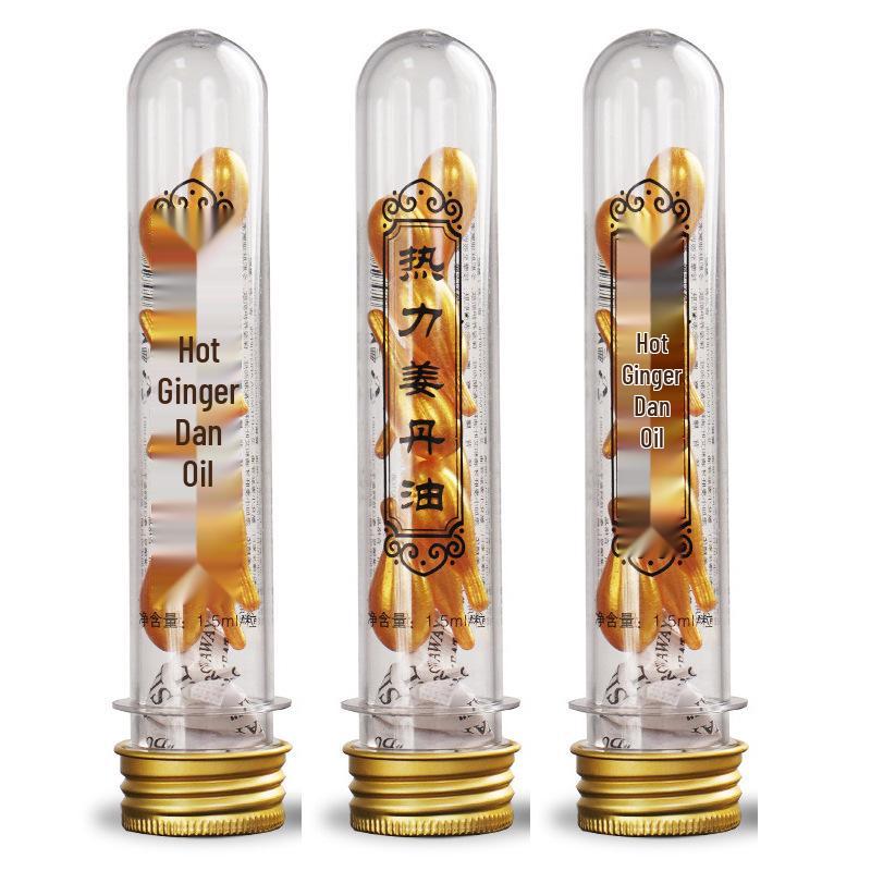 

Имбирное масло для полного массажа тела Дан Хуа Цзе с диким имбирем и маслом энергетического растения для плеч и шеи.