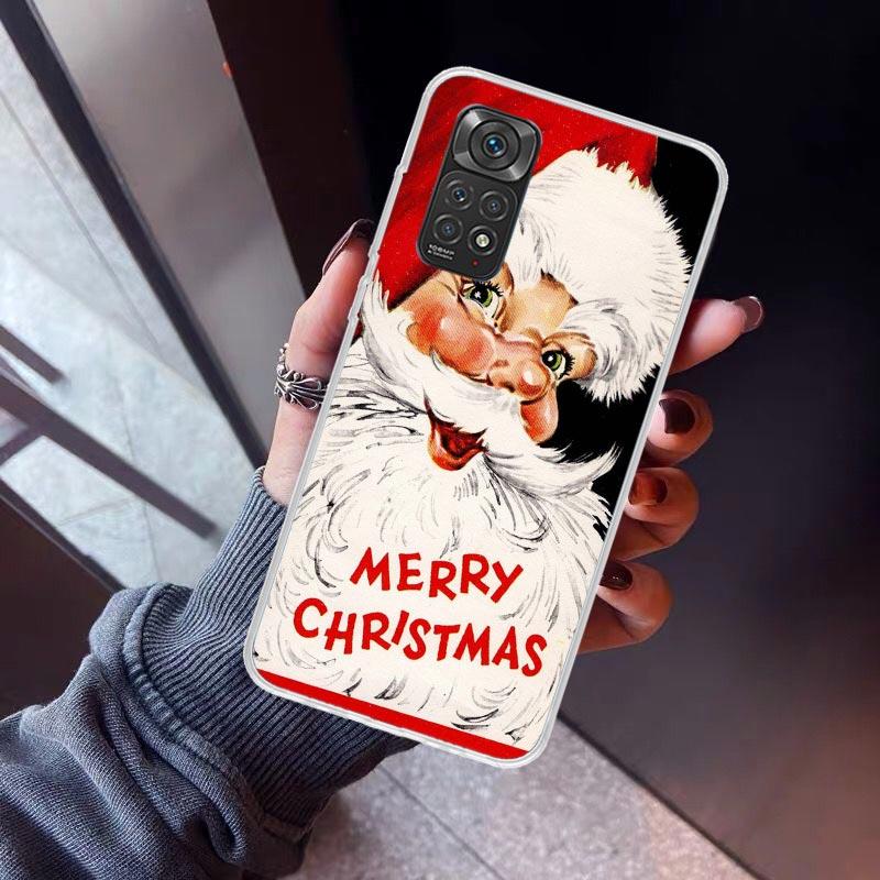 Christmas Santa Claus Present Phone Case for Xiaomi Redmi Note 15 14 14S 13 12 12S 11 Pro Plus 11E 11T 11S 10S 5G Soft Cover Fun