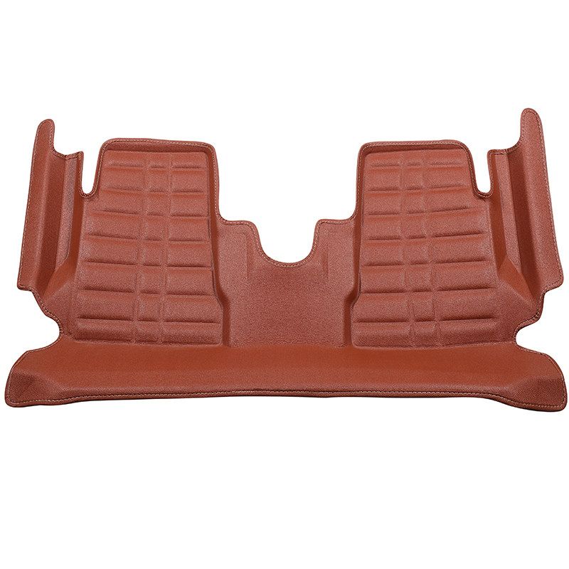 

Suitable for Wuling Hongguang Mini Ev Full-Coverage Floor Mats, Hongguang Mini Ev Electric Vehicle, New Energy Vehicle Floor Mats Rear Row [Indentation] [Brown]