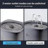 Cat Dog Water Fountain With Water Level Window Super Quiet European Standard Activated Carbon Filter Cotton Consumables