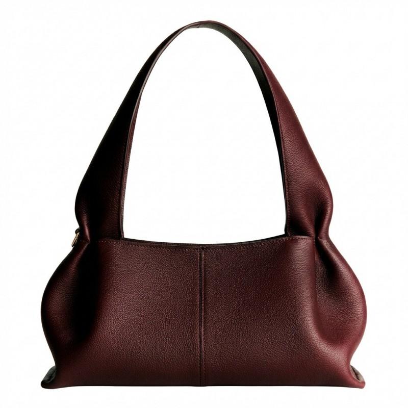2026 Schicke Wolkenform Weiche PU Schultertasche Damen Minimalistischer Stadtstil Mittlere Größe Mit Reißverschluss