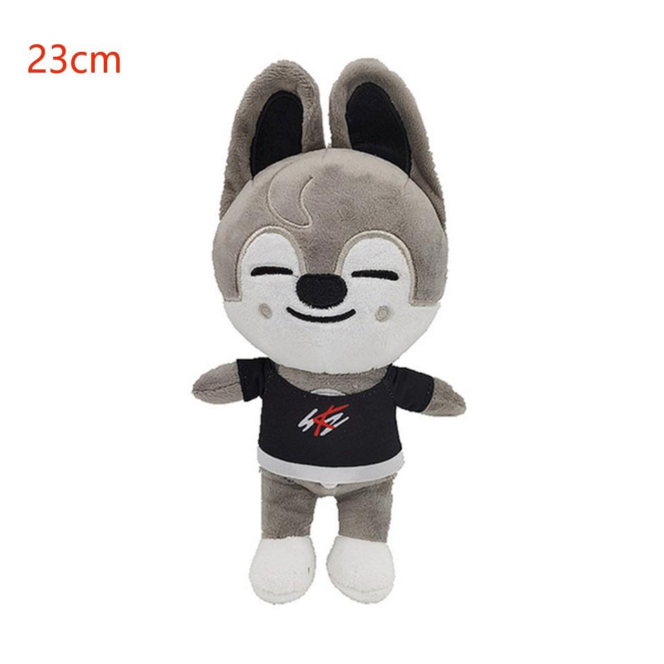 Skzoo Schlüsselanhänger Plüschtier Kawaii Skzoo Stray Wolf Plüsch Cartoon Stofftier Puppe Kawaii Begleiter Spielzeug Kindergeschenk!