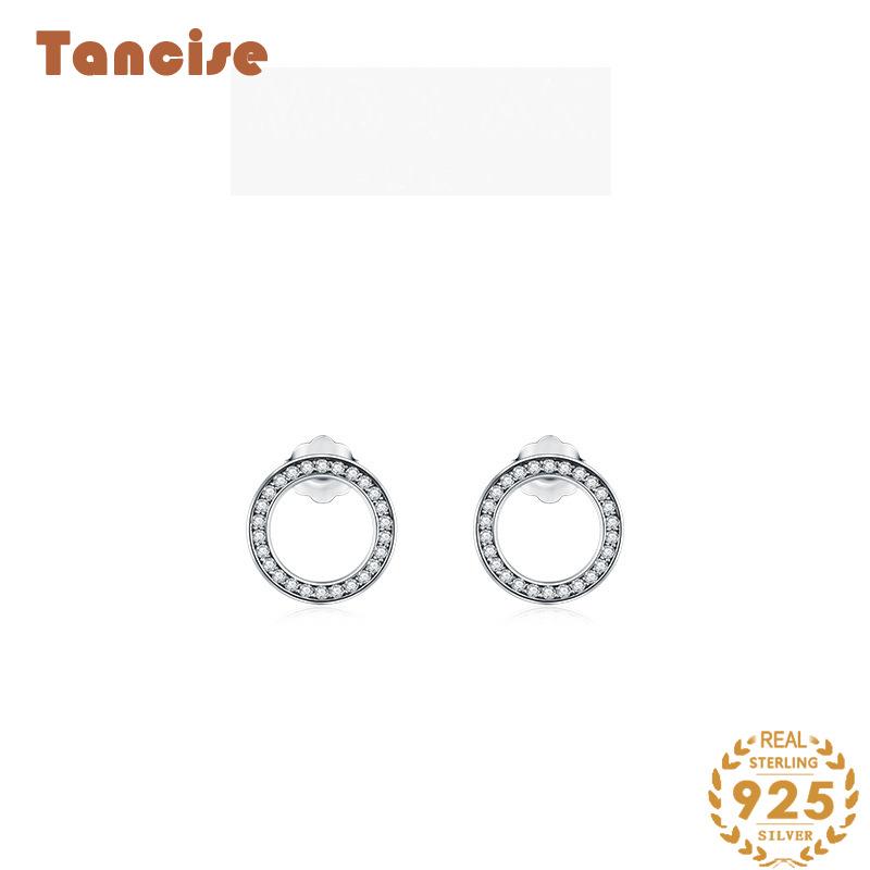 Tancise 925 Sterling Silber Zirkon Ohrringe Tropfen Ohrringe für Frauen Hochzeit Party Geschenke
