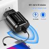 QC 3.0 Fast Mobile USB Charger, Smart 18W EU/US Plug