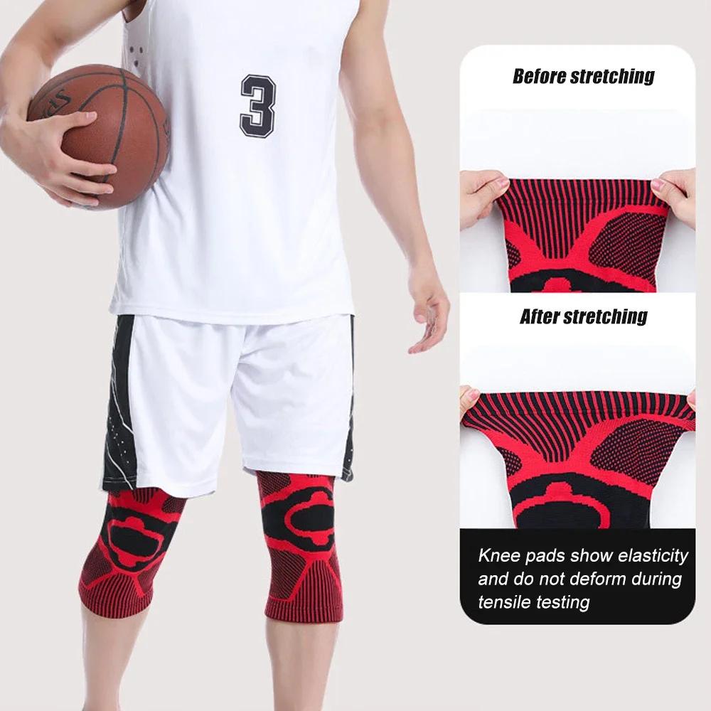 1 genouillère de soutien, manchon de compression, protection du genou pour la course à pied, le sport pour hommes et femmes