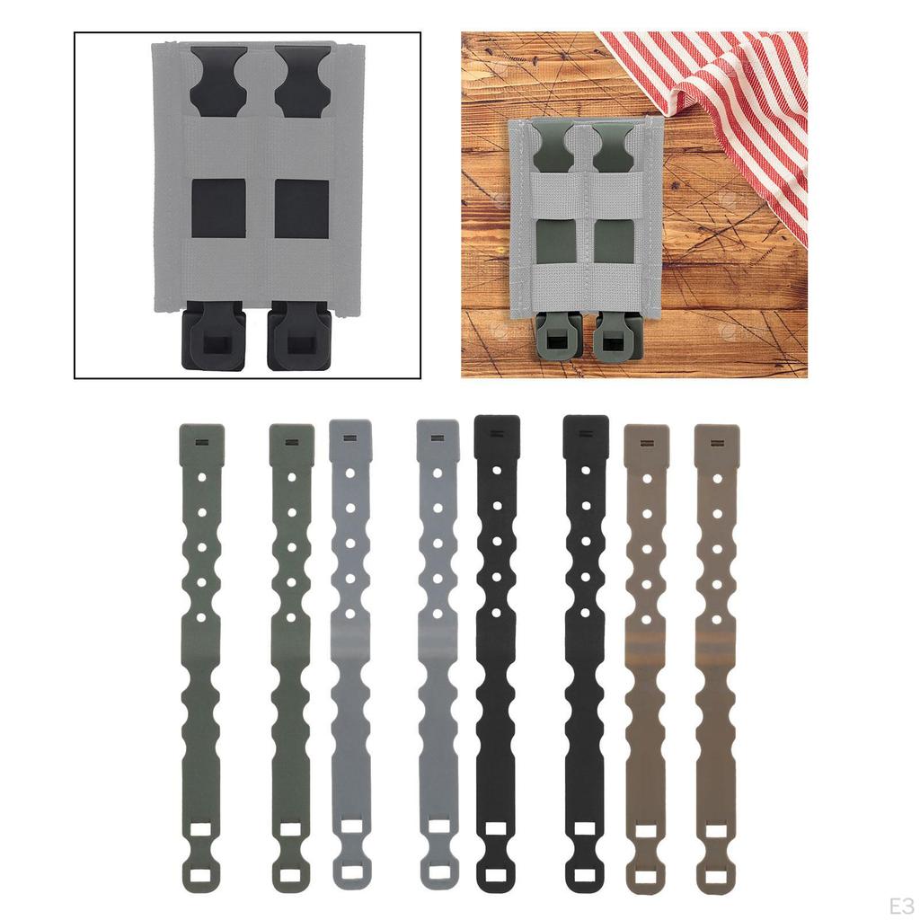 2Pcs Malice Clips Straps Quick Release Strips Magazine Pouch Holder