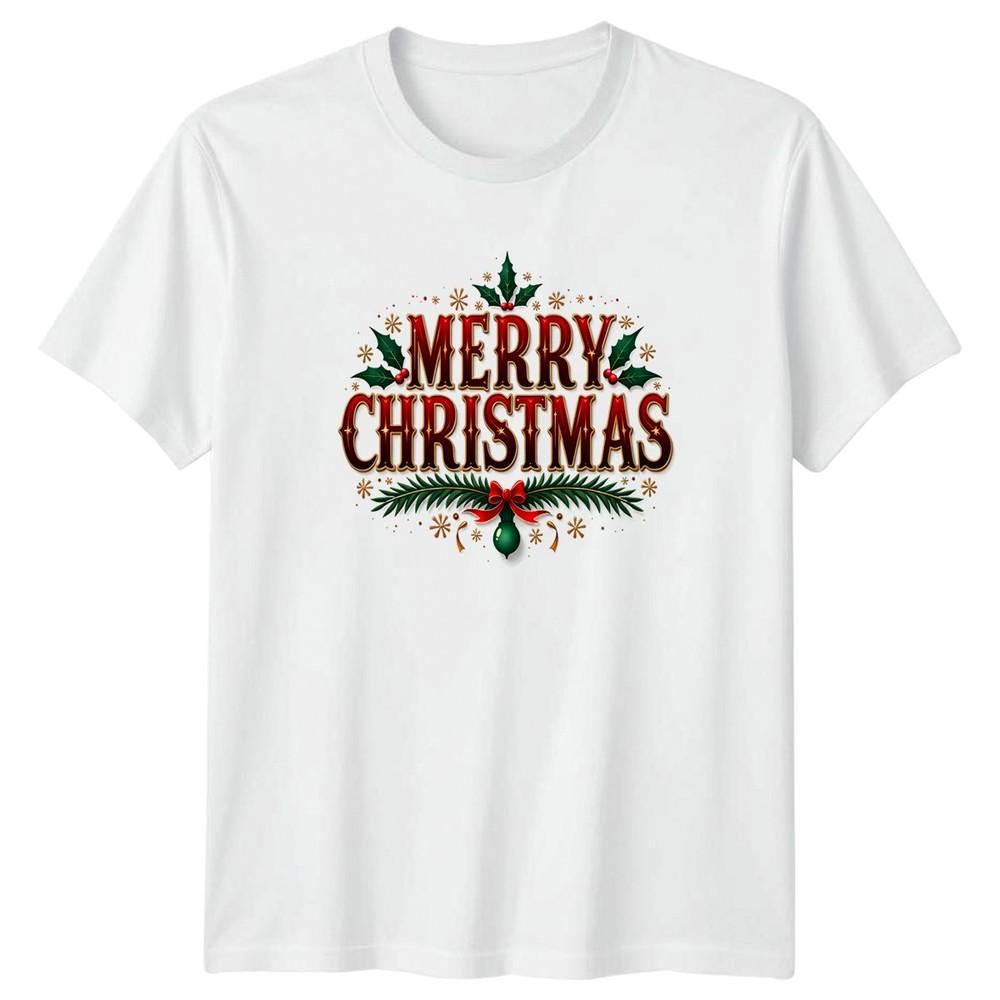 Merry Christmas Holiday Christmas Unisexs TShirt Unisexs Tee Graphic Unisex Top S