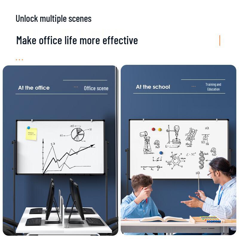 HOPECENT 90x150cm H-Type Stand Whiteboard