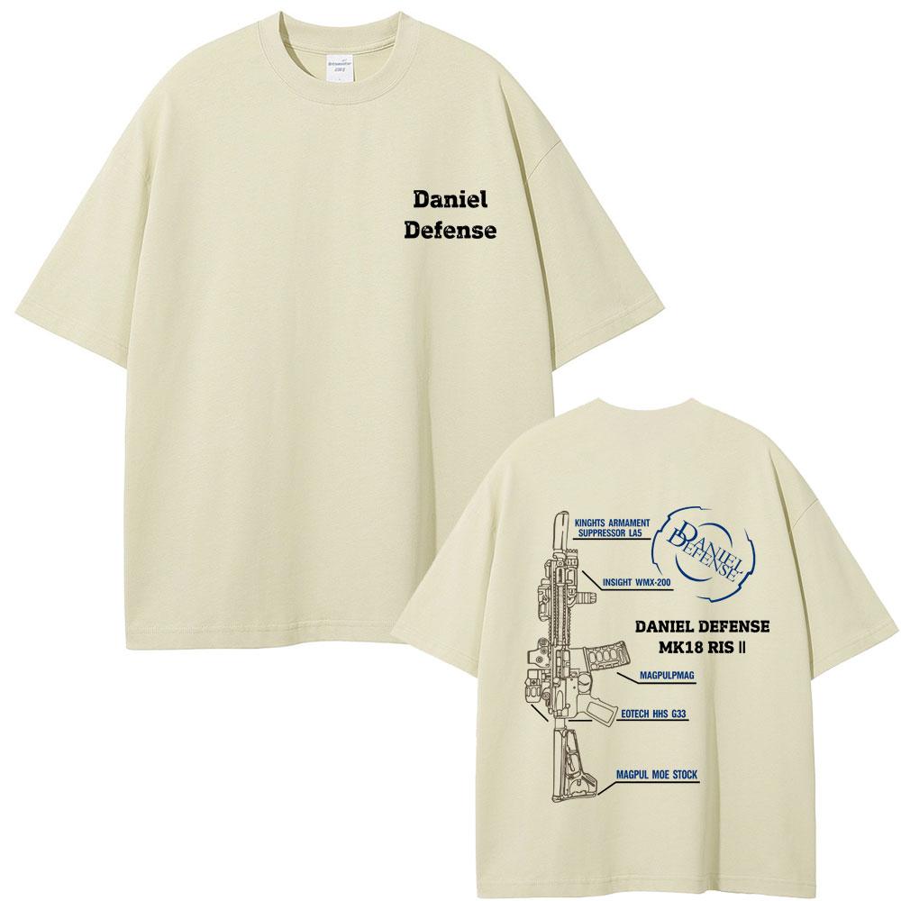 

Графическая футболка Daniel Defense MK18 Мужская Модная Повседневная Мягкая Хлопковая Футболка Мужская Женская Винтажная Оверсайз С Круглым Вырезом Короткий Рукав 4XL