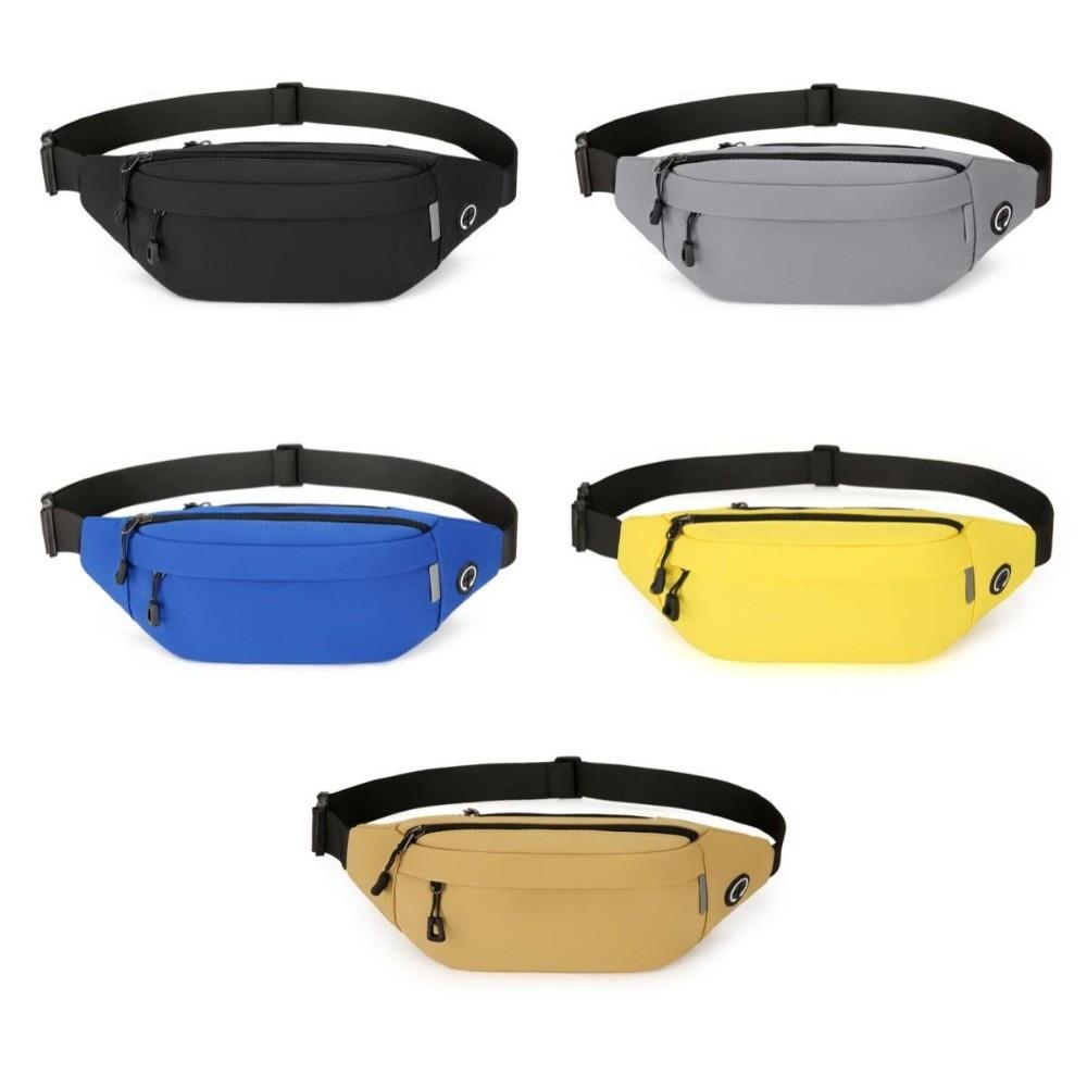 Waterproof Men Fanny Phone Pack Oxford Cloth Running Waist Bag Crossbody Chest Bag  Couple