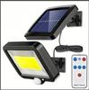 Outdoor Solar Wall Lamp with Motion Sensor, Waterproof, for Garden or Street Lighting