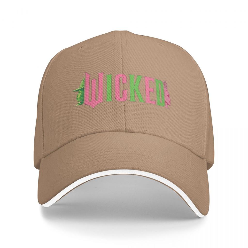 Wicked Glinda And Elphaba Logo Baseball Caps Snapback Baseball Hats Breathable Casual Casquette Outdoor Unisex