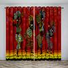 Ethnic African Woman Window Window Drapes Living Space Bedroom Space Kitchen Area Curtain For Children Drapes Window Treatment