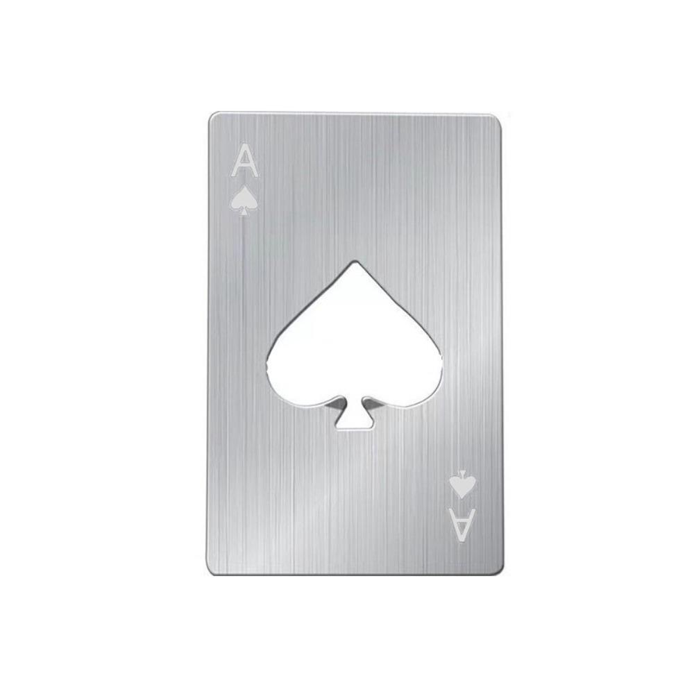 

Silver/Black Bottle Can Opener Credit Card Size Credit Card Bottle Opener Home style B