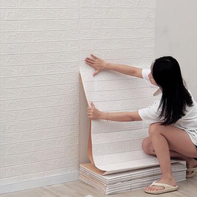 Naklejki ścienne 3D z motywem cegły DIY Decor 3D samoprzylepna tapeta do pokoju dziecięcego dekoracja sypialni dekoracja kuchenna